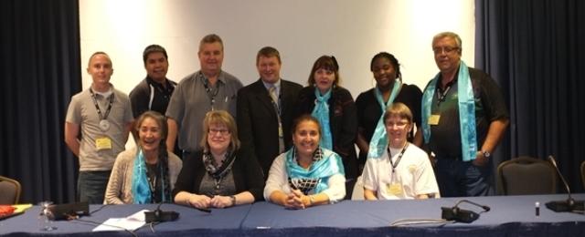 photo of the UNW executive elected at the 2014 UNW Triennial Convention